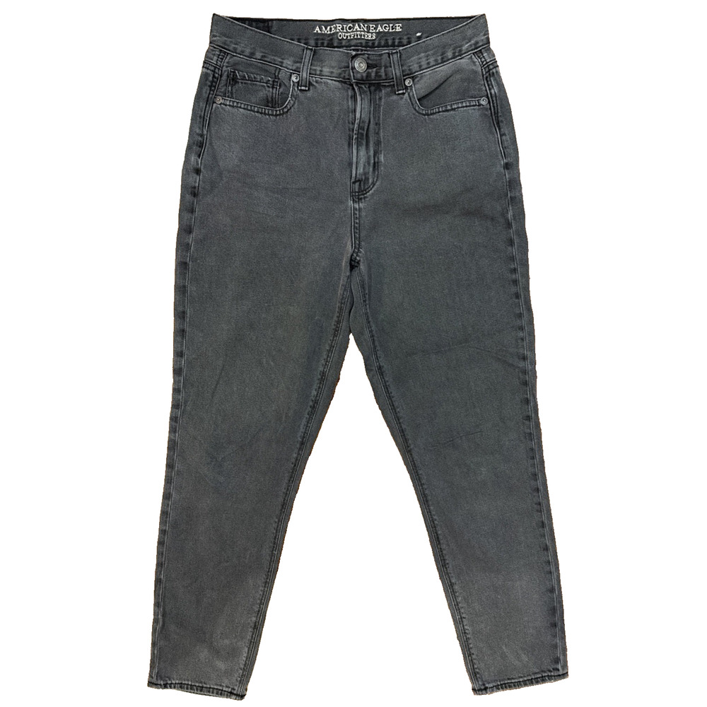 American Eagle Jeans Womens Black 4 Mom Jean
